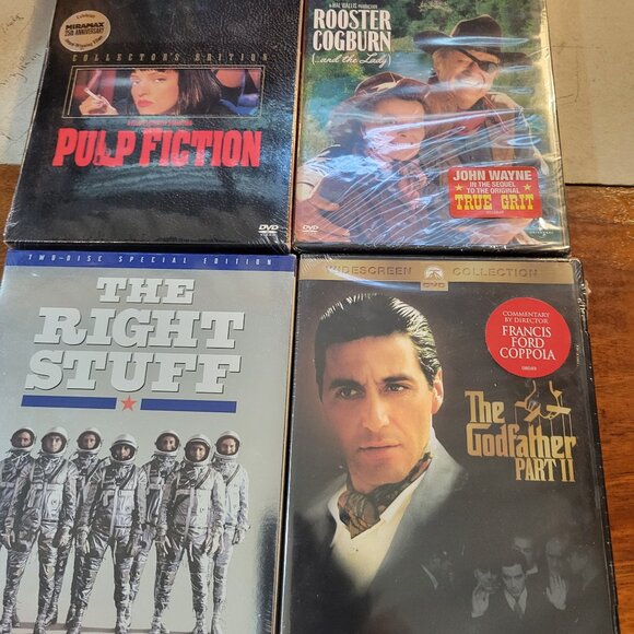 4PC PACKAGE OF SEALED DVD MOVIES - Picture 1 of 2